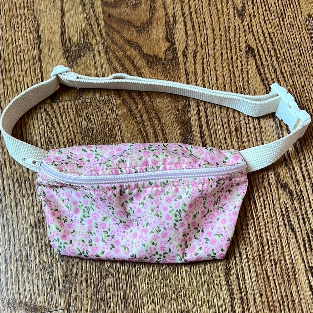American Apparel Pink Floral Fanny Pack
